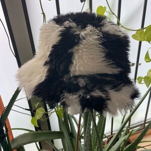 Karl Lagerfeld Black and White Faux Floral Accent